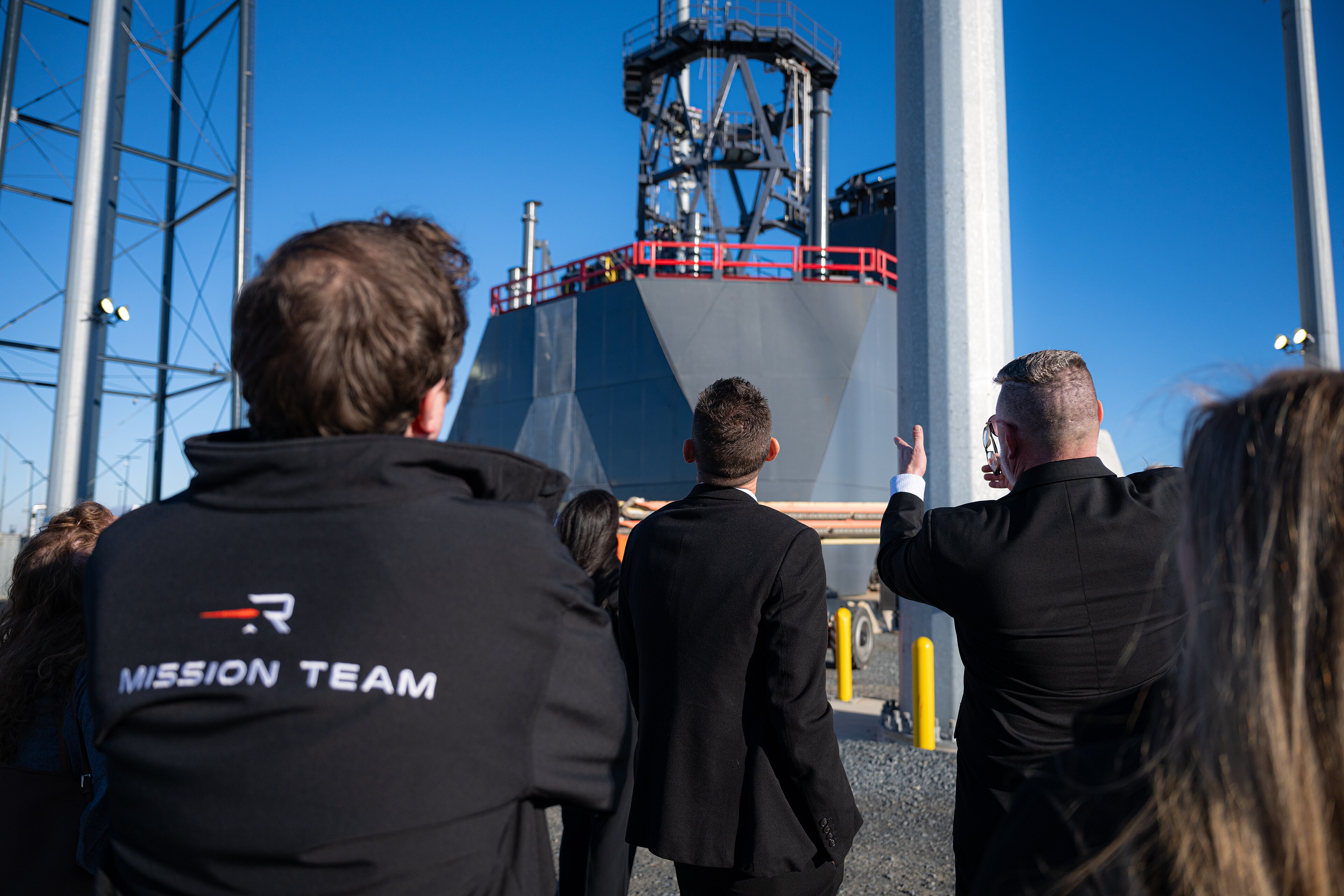 NASA Administrator Jared Isaacman and Rocket Lab leadership visit the company's Launch Complex 3 at NASA's Wallops Flight Facility in Virginia, Jan. …