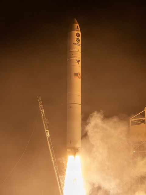 Minotaur IV lifting off