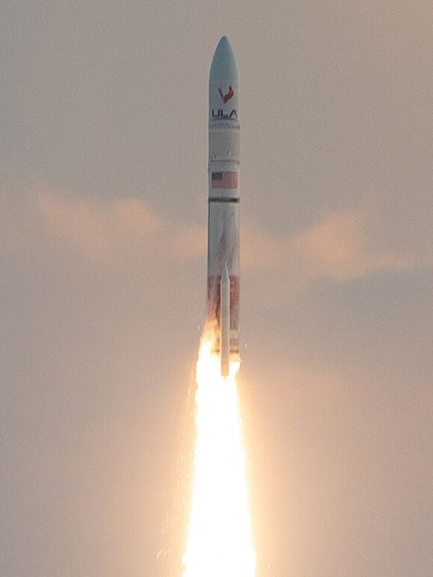 Vulcan lifting off